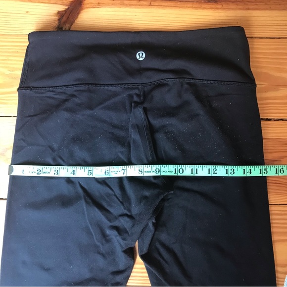 Lululemon Athletica Purple and Black Leggings, EUC, 6 - Picture 5 of 12